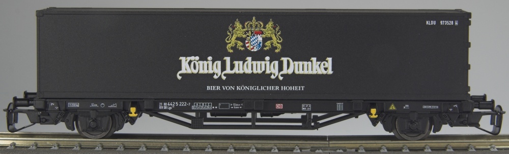 Containertragwagen "König Ludwig Dunkel"