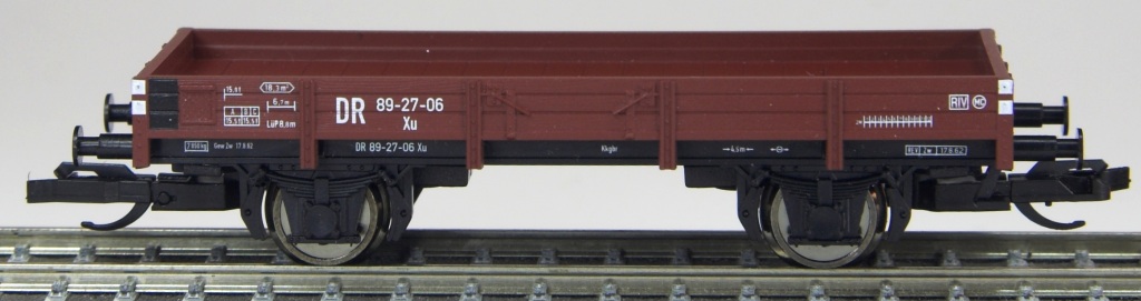 Güterwagenset von Tillig: offener Güterwagen