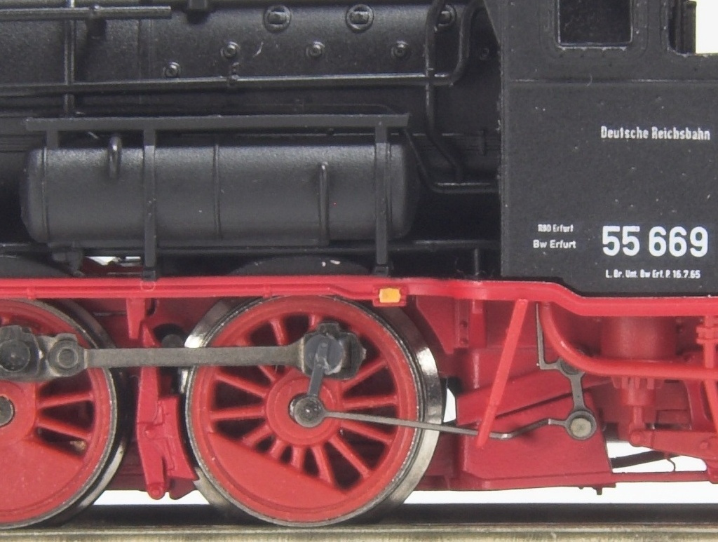 BR 55, Detail des Schmierpumpenantriebs
