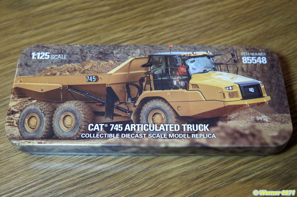 W077_Caterpillar CAT 745 Baustellen-Truck; Metallmodell_05