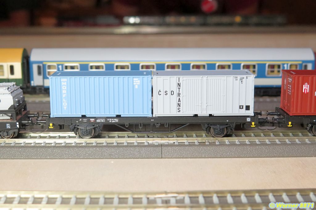 W096_Containertragwg. #1 aus Set "DSR"; DR; Ep. IV; Tillig