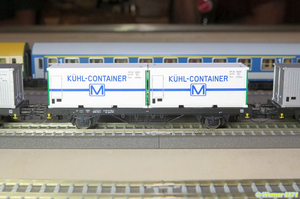 W100_Containertragwg. #3 aus Set; DR; Ep. IV; Tillig-Club