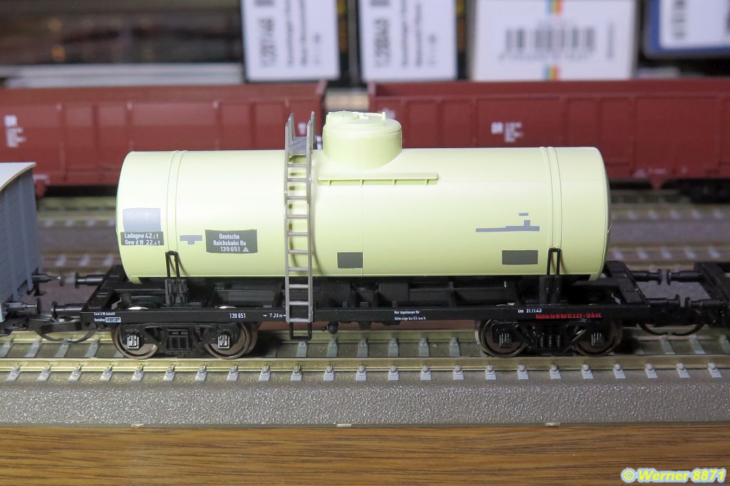 W013_Set russ. Kesselwg. m. Flicken, #1; DRG; Ep. II; exklusiv fischer-modell / HÄDL