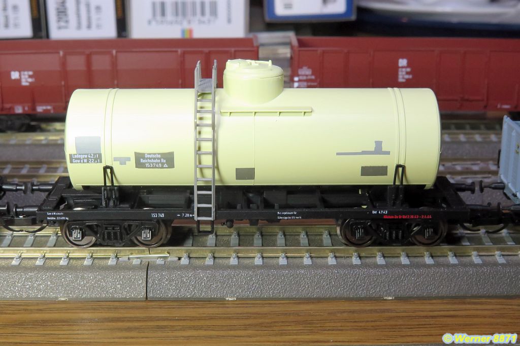 W014_Set russ. Kesselwg. m. Flicken, #2; DRG; Ep. II; exklusiv fischer-modell / HÄDL