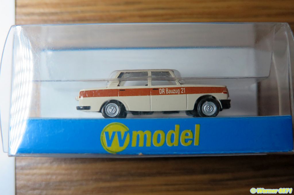 W118_PKW Wartburg Bauzug aus Set; V&V