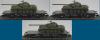 Schwerlastwagenset mit Panzern T 55